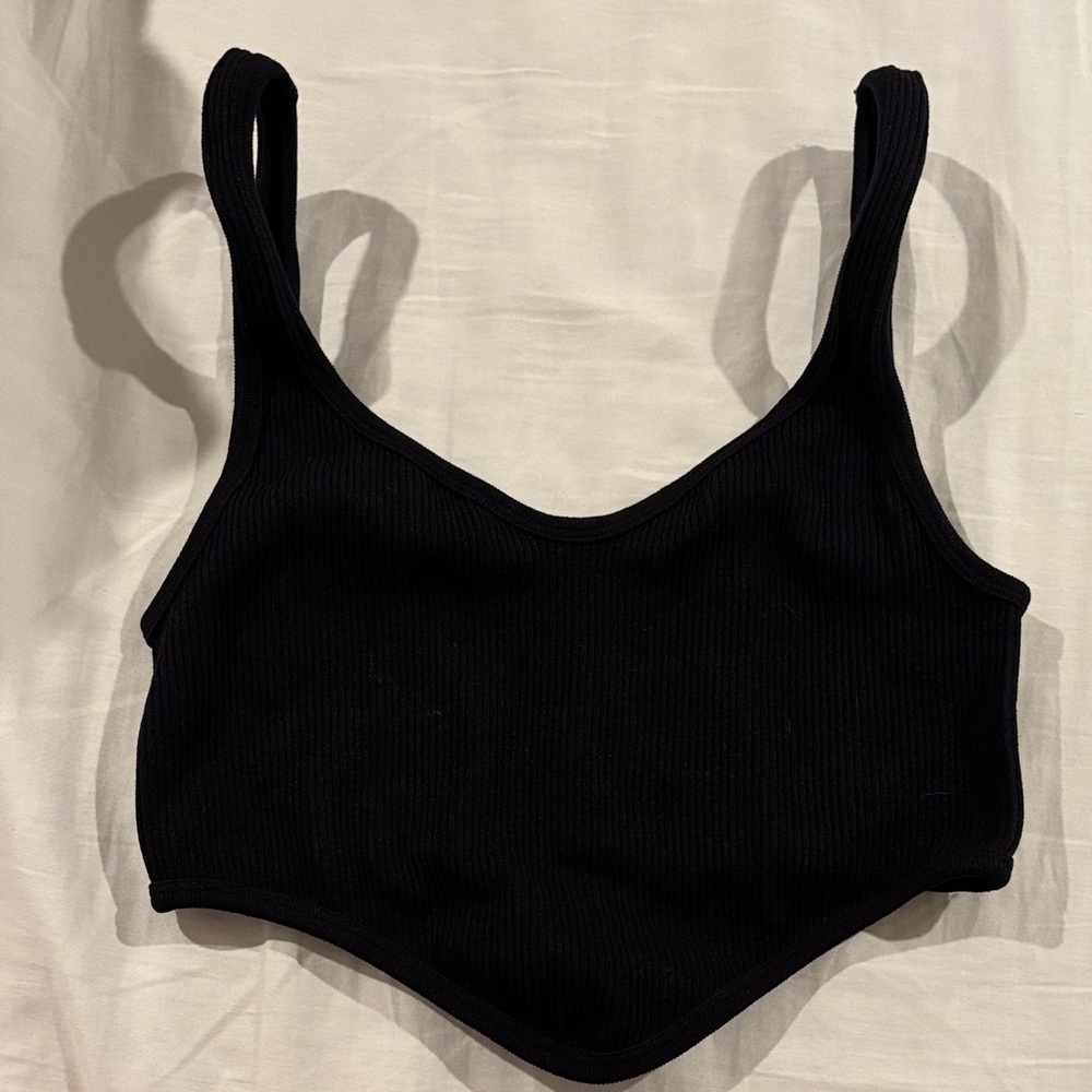 Zara Black Knit Top